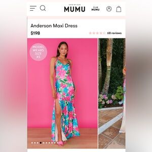 Show me your mumu Anderson maxi dress
